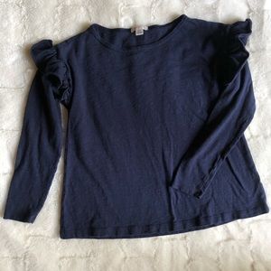 Crewcuts girls long sleeve top size 10